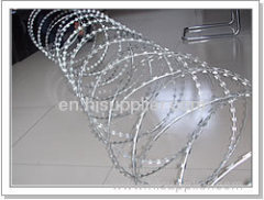 Barbed razor wire