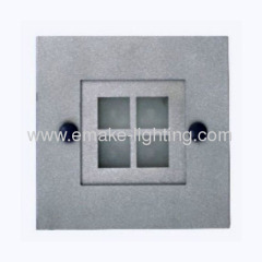 Indoor square led recessed light