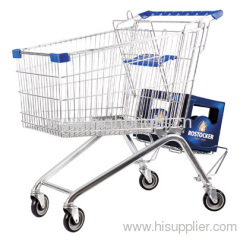 European style supermarket shopping trolley