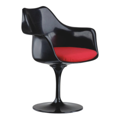 Modern black Tulip cushion office Armchair