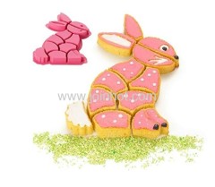 rabbit silicone cake pan