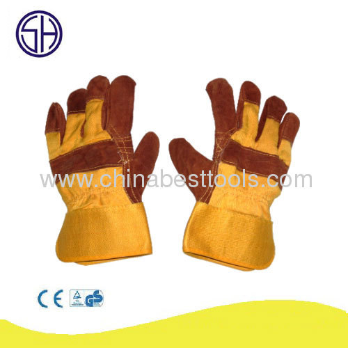 Good leather safety work glove