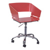 Fashion red Gas Lift wheels base office Armchair desk reception room furniture chairs whlesale