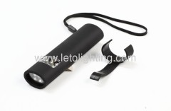 LED flashlight 10led black body Made in China