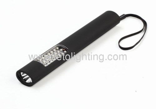 LED flashlight 25led black body Made in China