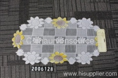 Lace crochet table plate mat