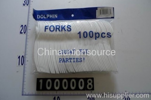 100pcs Plastic Fork