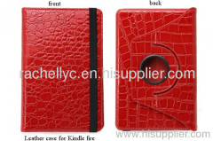 Leather case for Kindle fire