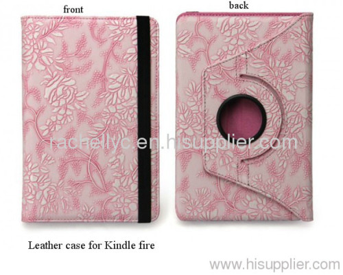 Leather case for Kindle fire