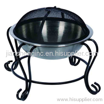 18 Inch Stainless Steel Fire Pit