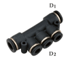 PKG reducer fitting,reducer union connectors,PKG-8-6