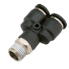 brass pipe fittings,PY6-02,1/4&quot; Male Y-branch fitting