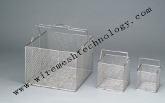 stainless steel wire sterilizing basket