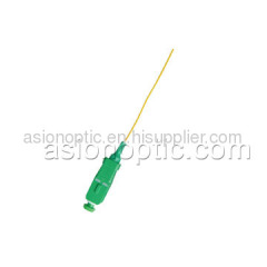 SC/APC single mode simplex fiber optic pigtail