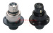 female XLR connector 3pins plug pins with push