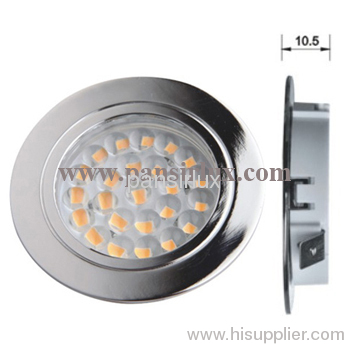 High Quality High lumen thin 24 smd led cabinet light downlight