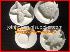 2012 new arrival 4pcs/set plunger cutter cake fondant cutter decorating sugarcraft mold paste sugar tool