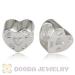 european Openwork Open Heart Charm