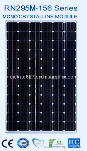 295Watt New Nano Coating & Self Cleaning Solar PV Panel