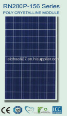 280Watt New Nano Coating & Self Cleaning Solar PV Panel