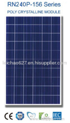 240Watt New Nano Coating & Self Cleaning Solar PV Panel