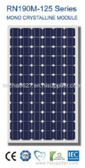 190Watt New Nano Coating & Self Cleaning Solar PV Panel