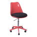Modern red wheeled Gas Lift Tulip Office Chair removable cushion conference executive ergonomic furniture chairs shops