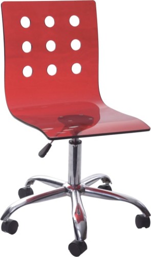 Best red plasitc office side chair