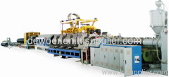 PE single wall corrugated pipe production line