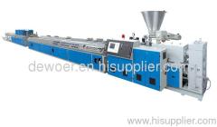 pvc/pp profile skirt Extruding machine