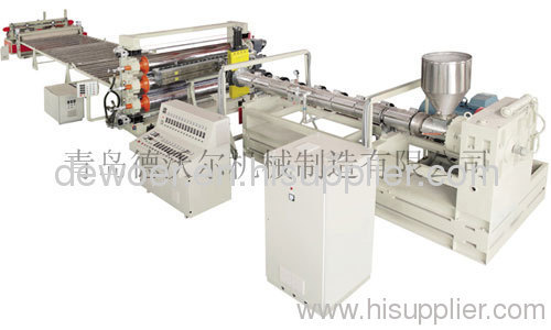 PE board making machine