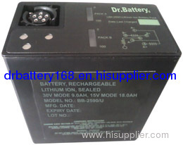 BB-2590/U,14.4V/28.8V,8.5Ah/17Ah,military Lithium Ion battery pack, meets the Military Standards MIL-PRF-32383.