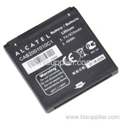 OEM CAB2001010C1 Battery For alcatel mobile phone OT S210 battery OT S211 battery