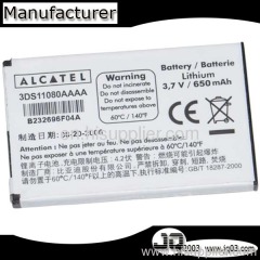 OEM 3DS11080AAAA battery for alcatel OT-C650 battery OT-C651 battery OT-C652 battery OT-E159 battery OT-E259 VLE5