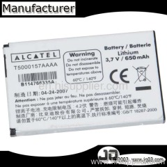 OEM T5000157AAAA battery for alcatel cellphone OT-C630 battery OT-C635 battery OT-C700 battery