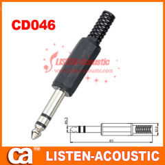 6.3mm mono / stereo plug connector CD046/046N