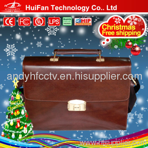 Advanced Fingerprint Leather Briefcase