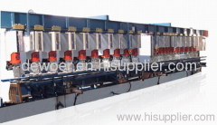 Unidirectional and two-direction earthwork plastic grid production line