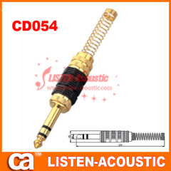 6.3mm mono / stereo plug connector