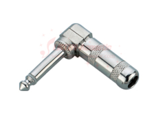 6.3mm mono / stereo plug connector 90 degree CD069/069N