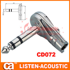 6.3mm mono / stereo plug connector 90 degree CD072/072N