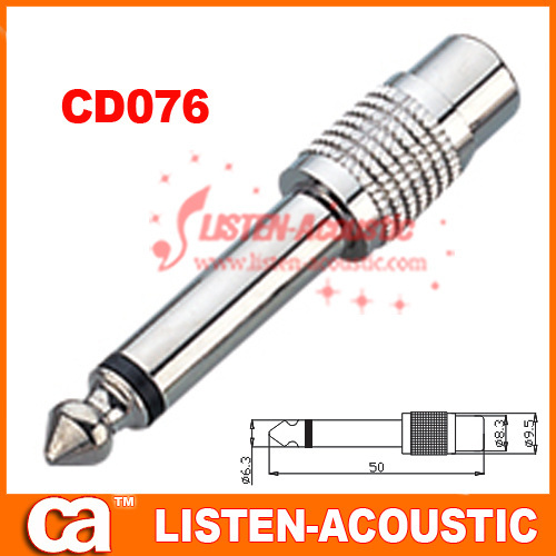 6.3mm mono / stereo plug connector CD076/076N