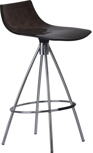 Plastic seat chromed base barstool bar chairs