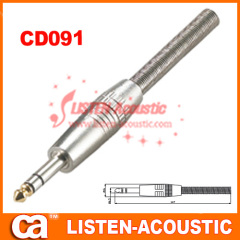 6.3mm mono / stereo plug connector CD091/091N