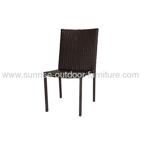rattan single armless chairs