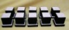 Jewelry display ring tower display kit of 10 white and black