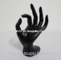acrylic ring display jewelry display OK hand shape dislay black