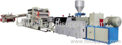 PE/PP plastic building templates production line