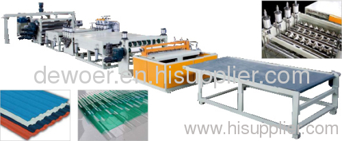 PVC plate making lines