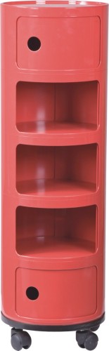 Luxury Red Plasitc Mould Box for storage